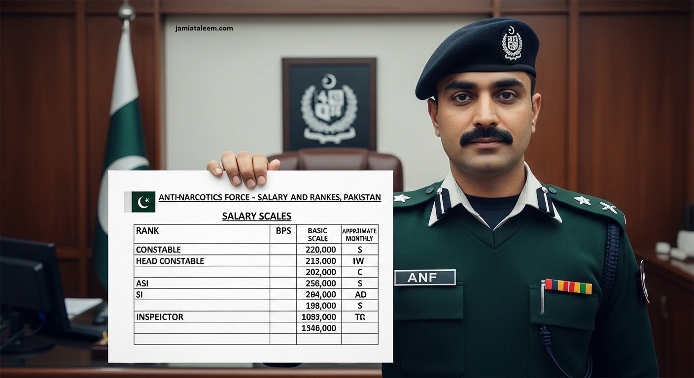 Anti Narcotics Force Constable Salary in Pakistan