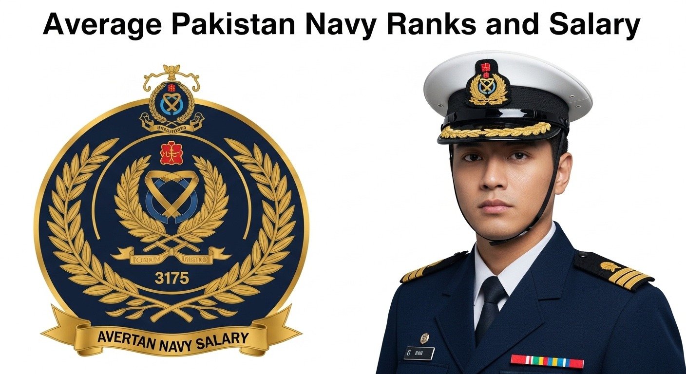 Average Pakistan Navy Ranks And Salary