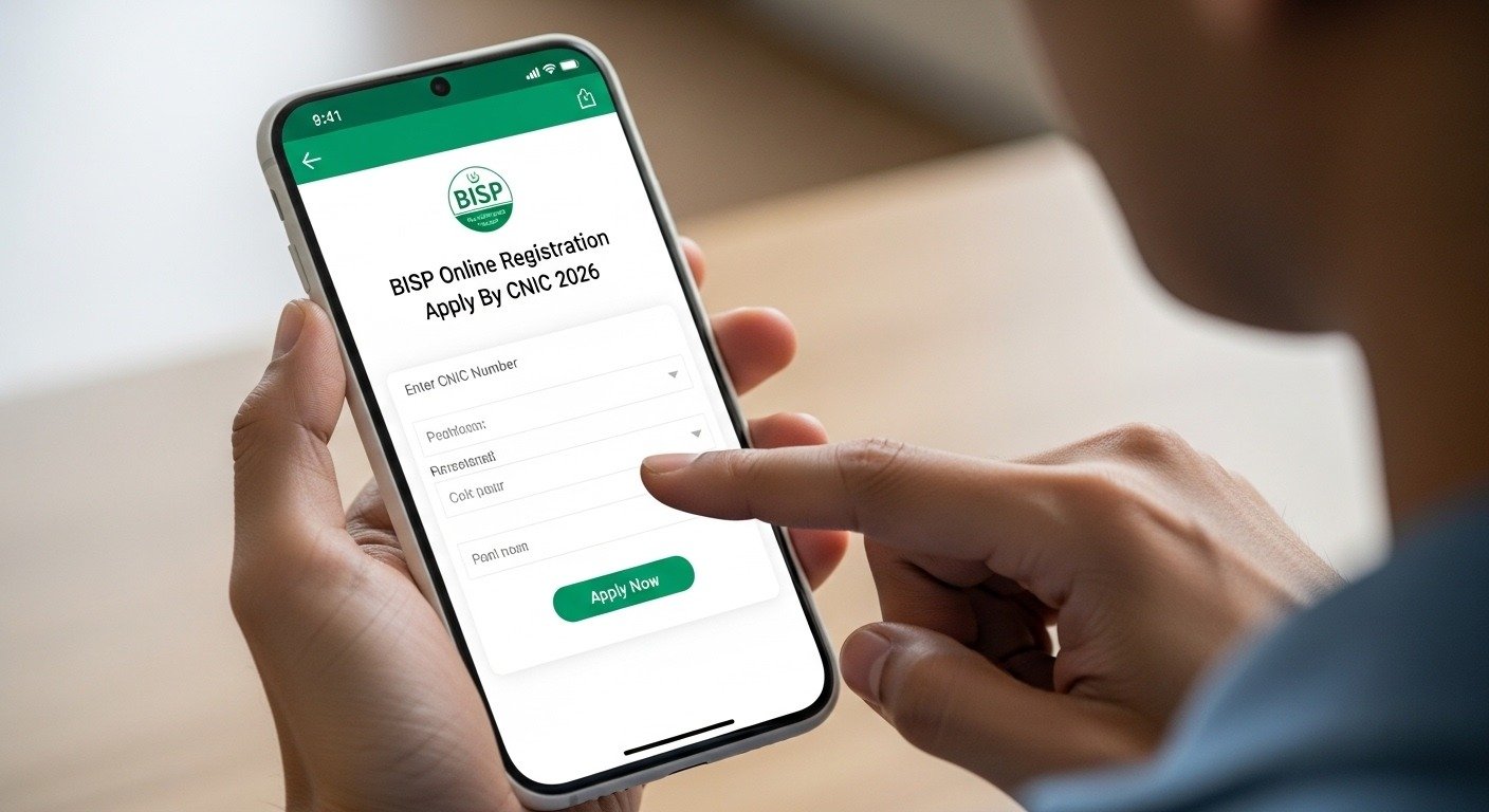 BISP Online Registration by CNIC
