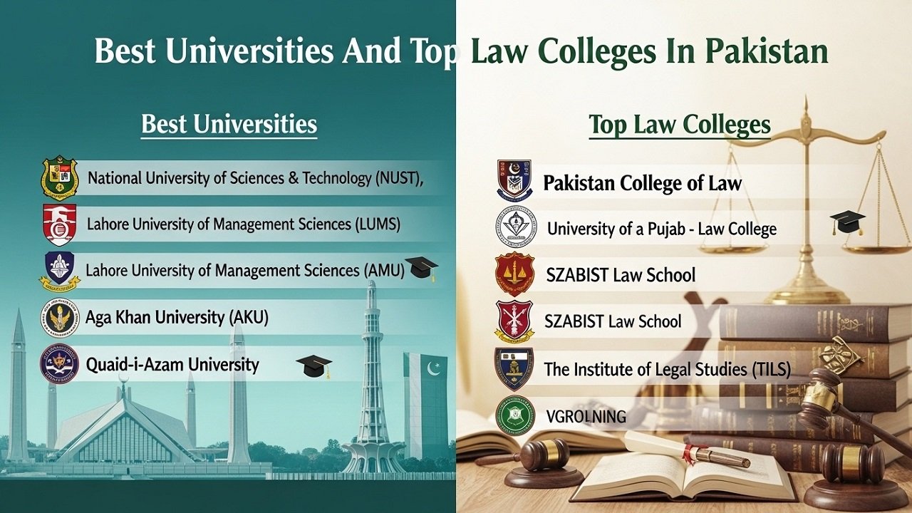 Best Universities And Top Law Colleges In Pakistan
