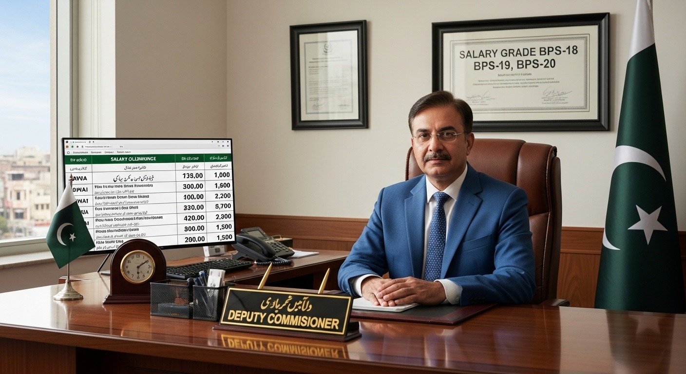 Deputy Commissioner (DC) Salary in Pakistan with basic pay scale