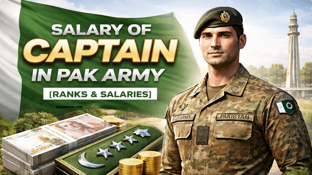 Salary of Captain In Pak Army 2026 [Ranks & Salaries]