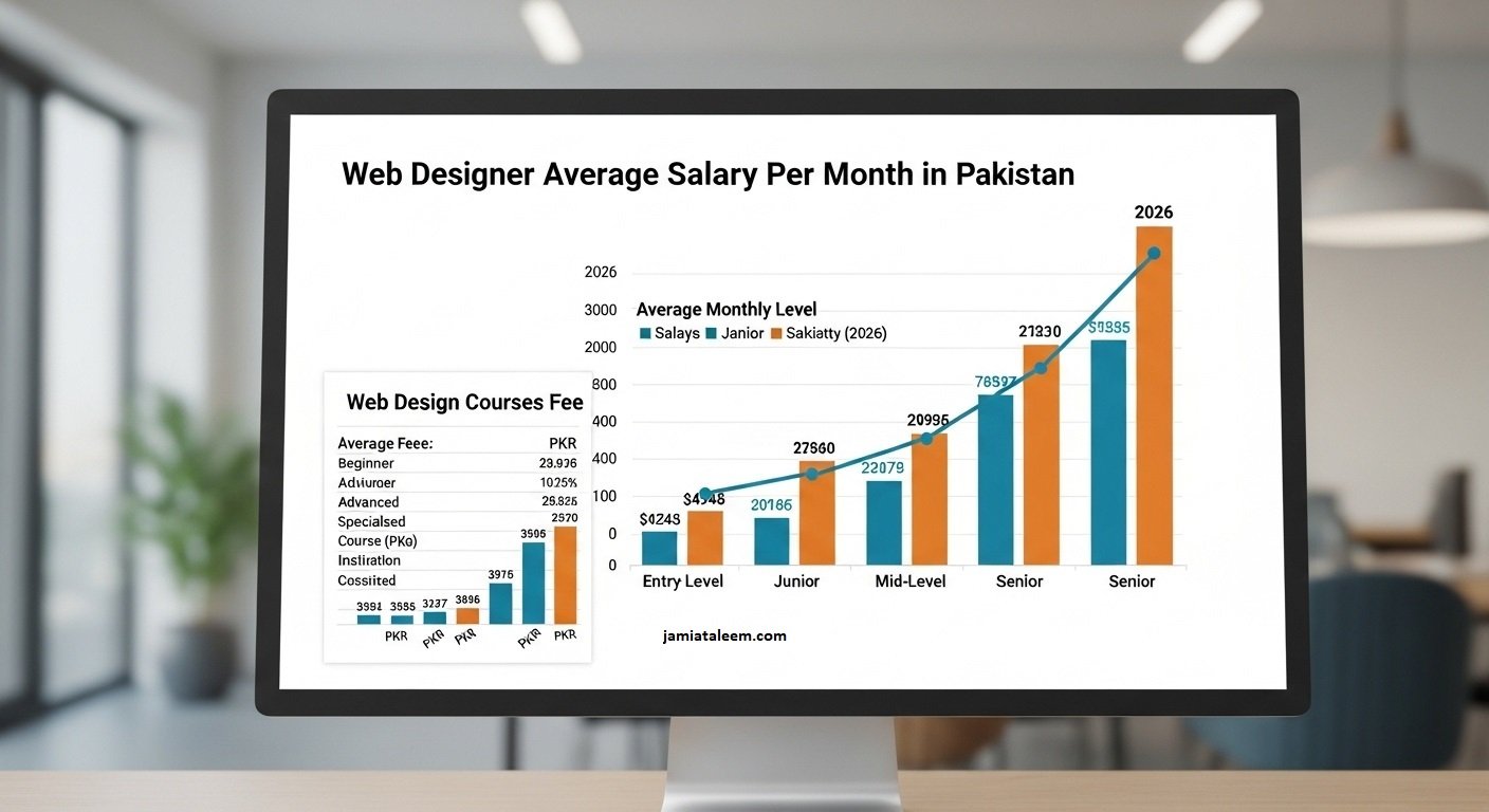 Web Designer Average Salary Per Month In Pakistan